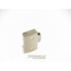 Maglia acciaio oro giallo 18kt Cartier Santos misura 12,2mm / 7,8mm nuova